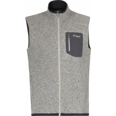 Bergans Men's Kamphaug Knitted Vest  Chalk Sand