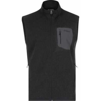 Bergans Men's Kamphaug Knitted Vest  Dark Shadow Grey