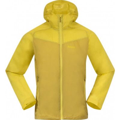 Bergans Men's Microlight Jacket Light Olive Green/Pineapple