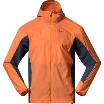 Bergans Men's Rabot Light Windbreaker Jacket Cloudberry Yellow/Orion Blue