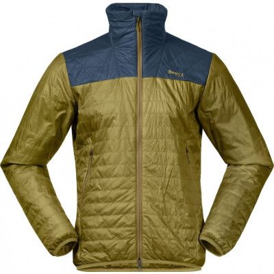 Men's Røros Light Insulated Jacket Olive Green/Orion Blue