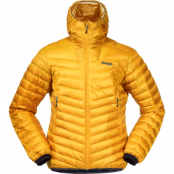 Men's Senja Down Light Jacket With Hood Light Golden Yellow