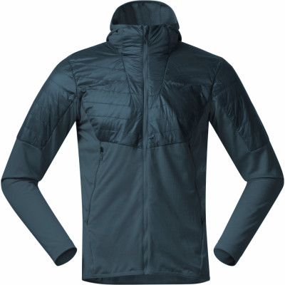 Bergans Men's Senja Midlayer Hood Jacket Orion Blue