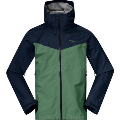 Bergans Men's Skarlight 3L Shell Jacket Dark Jade Green/Navy Blue