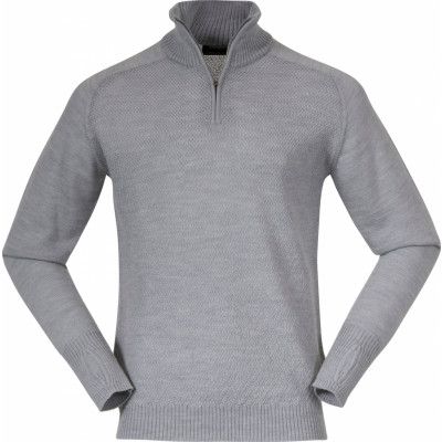 Bergans Men's Ulriken Light Merino Jumper Magnesium Grey
