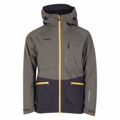 Myrkdalen Ins Jkt, Greenmud/Solidcharcoal/Waxedye, Xxl,  Bergans