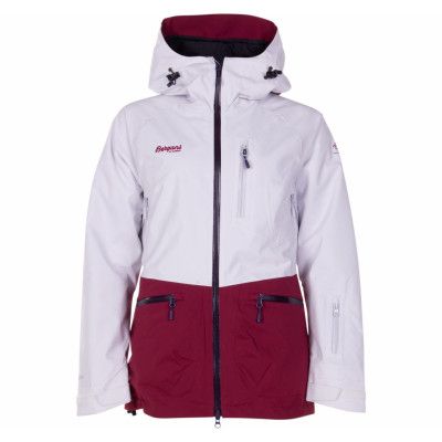 Myrkdalen Ins Lady Jkt, Silvergrey/Beetred/Purplevelve, L,  Bergans