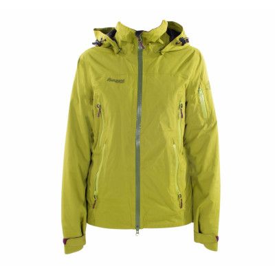 Nesbyen Ins Lady Jkt, Springgreen/Ruby, S,  Bergans