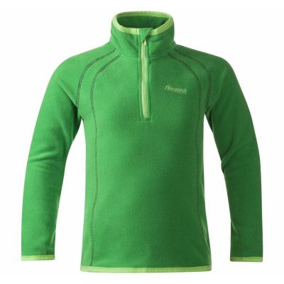 Ombo Kids Half Zip, Frog/Limezest/Navy, 98,  Bergans