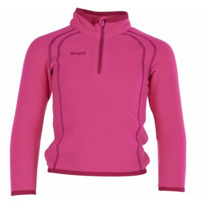 Ombo Kids Half Zip, Hot Pink/Cerise/Navy, 122,  Bergans