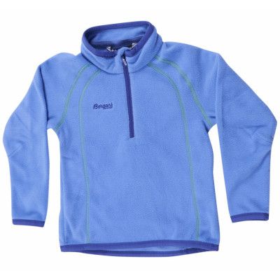 Ombo Kids Half Zip, Skyblue/Dk Skyblue/Frog, 98,  Bergans