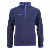 Ombo Youth Half Zip, Navy/Warm Cobalt, 164,  Bergans