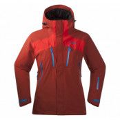 Oppdal Ins Jkt, Lt Maroon/Br Red/Lt Seablue, Xxl,  Bergans