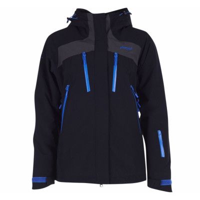 Oppdal Ins Lady Jkt, Black/Solidcharcoal/Lt Seablue, S,  Bergans