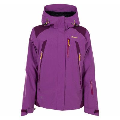 Oppdal Ins Lady Jkt, Lt Purple/Dp Purple/Yellow, S,  Bergans