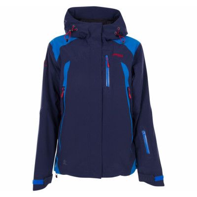 Oppdal Ins Lady Jkt, Navy/Wintersky/Red, Xl,  Bergans