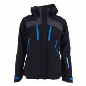 Oppdal Lady Jkt, Black/Solidcharcoal/Lt Seablue, Xl,  Bergans