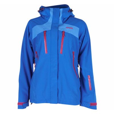 Oppdal Lady Jkt, Lt Seablue/Br Seablue/Hot Pink, L,  Bergans