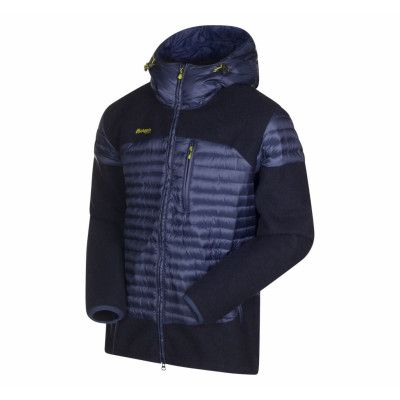 Osen Down/Wool Jkt, Navy/Neongreen, L,  Bergans