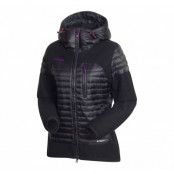 Osen Down/Wool Lady Jkt, Black/Dk Heatherpurple, L, Bergans