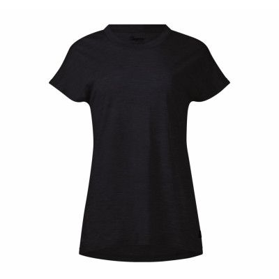 Oslo Wool W Tee, Black, L,  T-Shirts