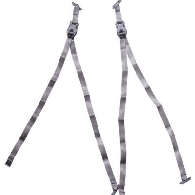 Bergans Plus Accessory Straps 2-pack Solid Dark Grey