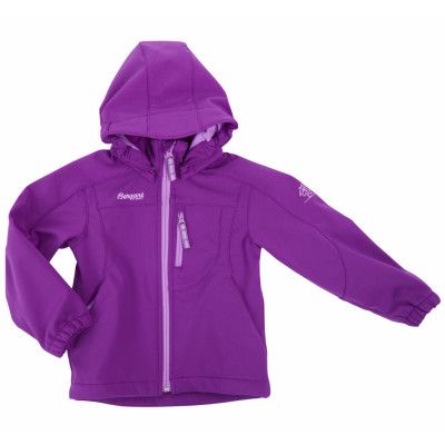 Reine Kids Jkt, Dk Heather/Lt Heather, 80,  Bergans