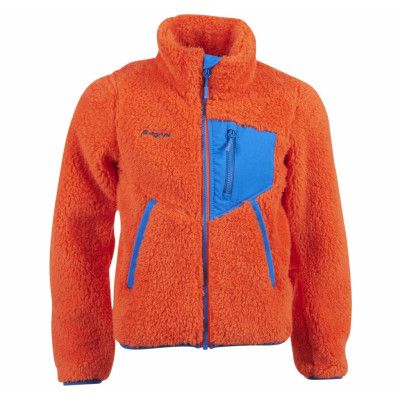 Selje Youth Jkt, Koi Orange/Lt Seablue/Dp Sea, 152,  Bergans
