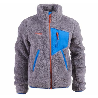 Selje Youth Jkt, Solidgrey/Lt Seablue/Koi Orang, 140,  Bergans