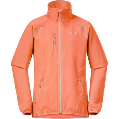 Bergans Girl's Sjoa Light Softshell Jacket Cantaloupe
