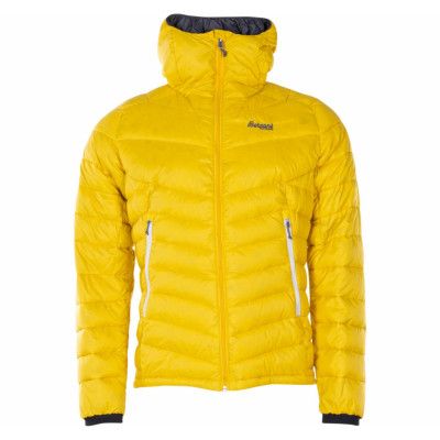 Slingsby Down Lt Jkt W/Hood, Waxedyellow/Soliddkgrey, Xxl,  Bergans