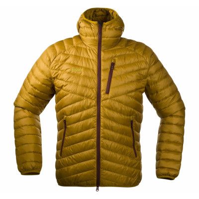 Slingsbytind Down Jkt W/Hood, Dk Mustard/Dk Maroon, Xl,  Bergans