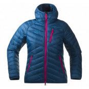 Slingsbytind Down Lady Jkt W/H, Dp Sea/Hot Pink, L,  Bergans