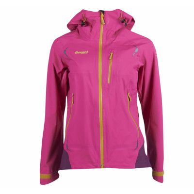 Storen Lady Jkt, Hot Pink/Plum/Yellowgreen, L,  Bergans Skidkläder