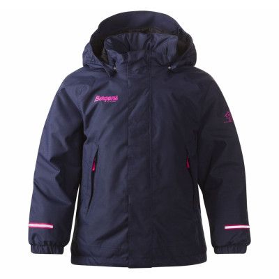 Storm Ins Kids Jkt, Navy/Hot Pink, 122,  Bergans