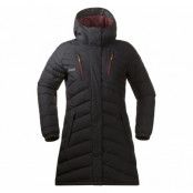 Svolvær Down Long Lady Jkt, Black/Dk Maroon, Xs, Bergans