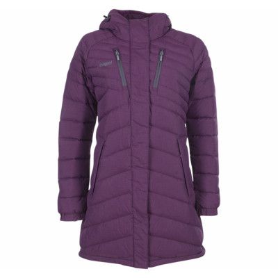 Svolvær Down Long Lady Jkt, Plum/Soliddkgrey, L,  Bergans