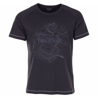 Take A Hike Tee, Solidcharcoal/Soliddkgrey/Alu, Xl,  Bergans