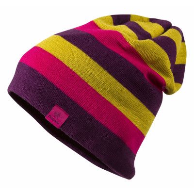 Tine Beanie, Plum/Hot Pink/Yellowgreen, One Size,  Bergans