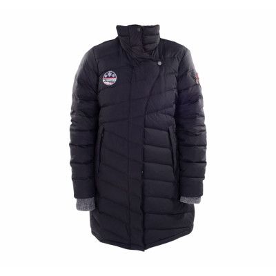 Tromsø 3in1 Down Lady Coat, Outer:Black/Inner:Dk Grey Mel, M,  Bergans