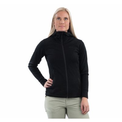 Ulstein Wool Hood W Jacket, Black, Xs,  Bergans