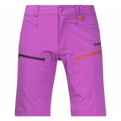 Utne Youth Girl Shorts, Pinkrose/Plum/Koi Orange, 164,  Bergans