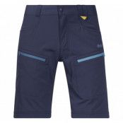 Utne Youth Shorts, Navy/Steelblue/Yellowgreen, 140,  Bergans