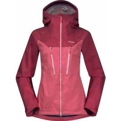 Bergans Women's Cecilie 3L Jacket Creamy Rouge/Dark Creamy Rouge