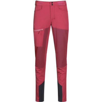 Bergans Women's Cecilie Mountain Softshell Pants Creamy Rouge/Dark Creamy Rouge