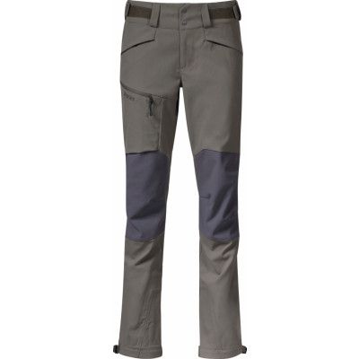 Bergans Women's Fjorda Trekking Hybrid Pants Green Mud/Solid Dark Grey