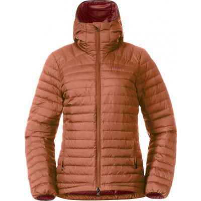Bergans Women's Lava Light Down Jacket With Hood Terracotta