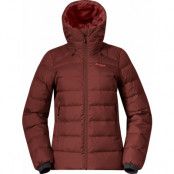 Women's Lava Medium Down Jacket With Hood Amarone Red