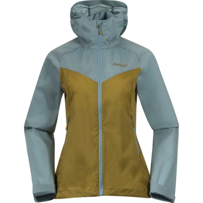 Bergans Women's Microlight Jacket Olive Green/Smoke Blue