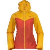 Women's Microlight Jacket Brick/Light Golden Yellow